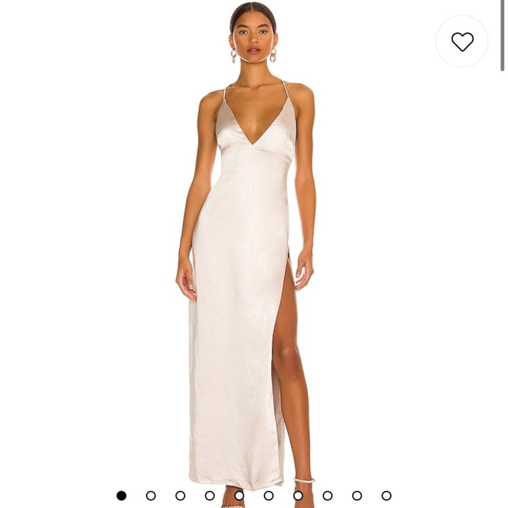 Champagne Regina Maxi Dress from Revolve, size M